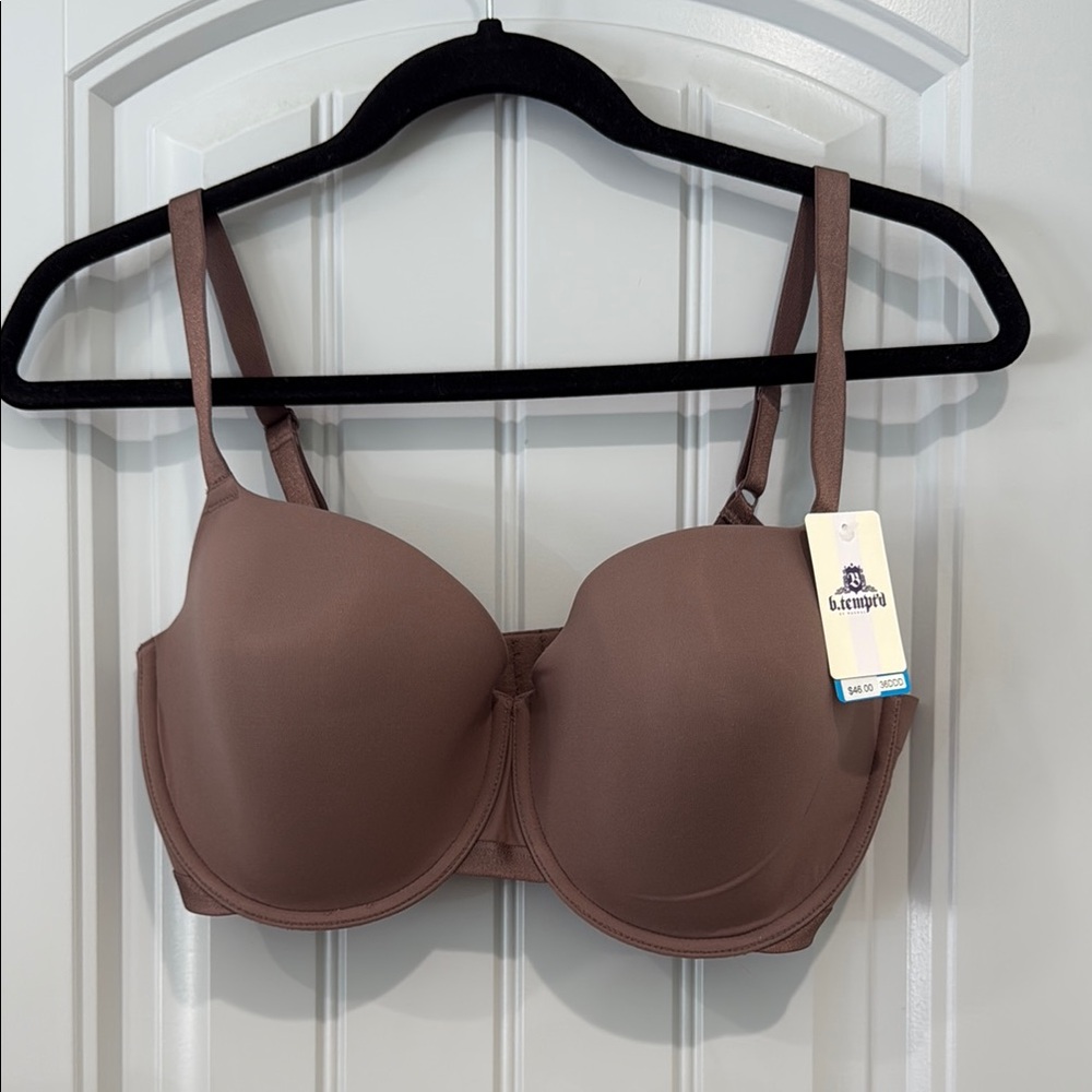 Brown Everyday Bra with Smooth Molded Cups
